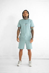 Bugsy Collection T-Shirt and Shorts Set - Arona Grey