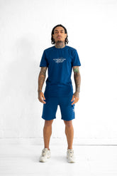 Bugsy Collection T-Shirt and Shorts Set - Estate Blue