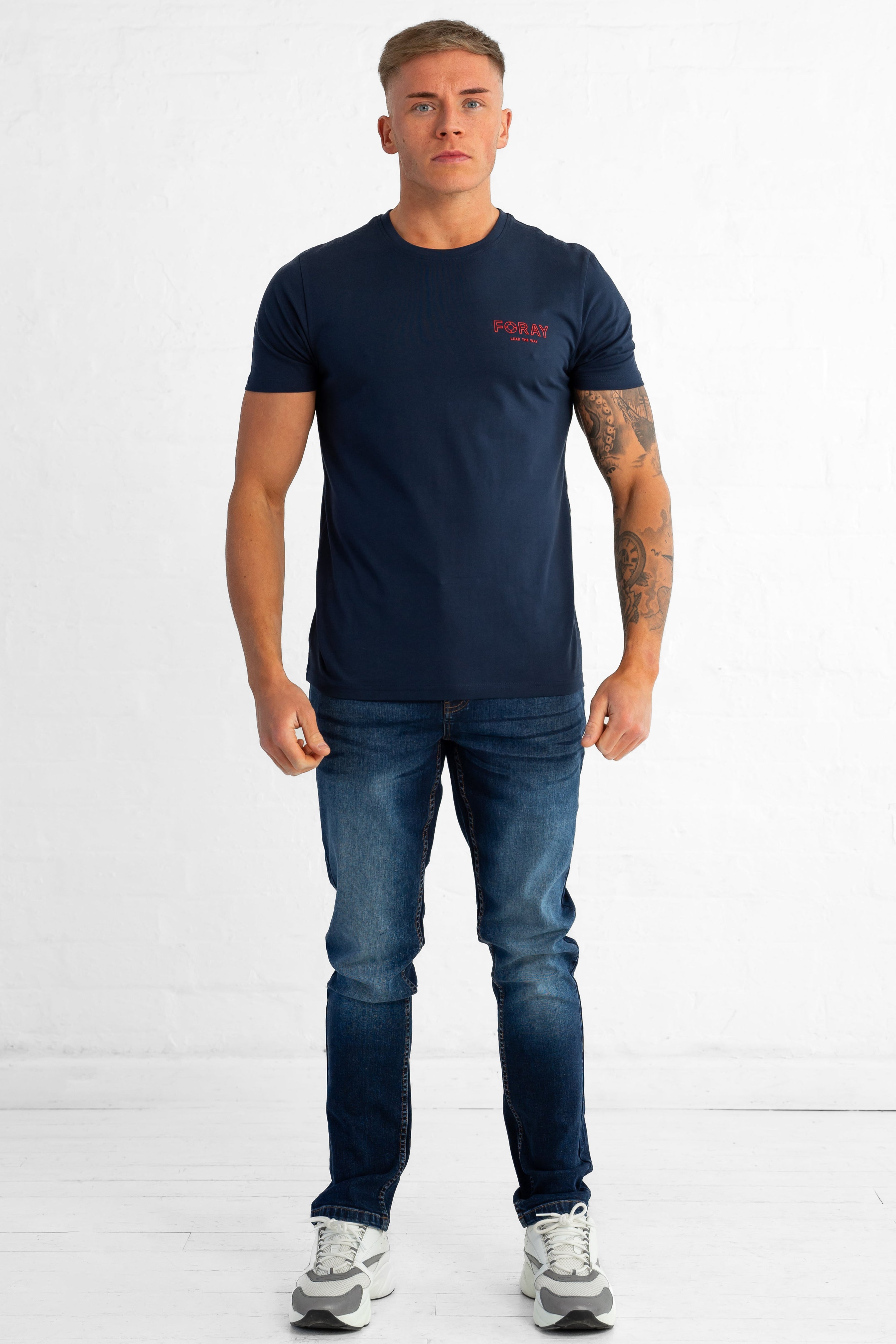 Target Tee - Navy